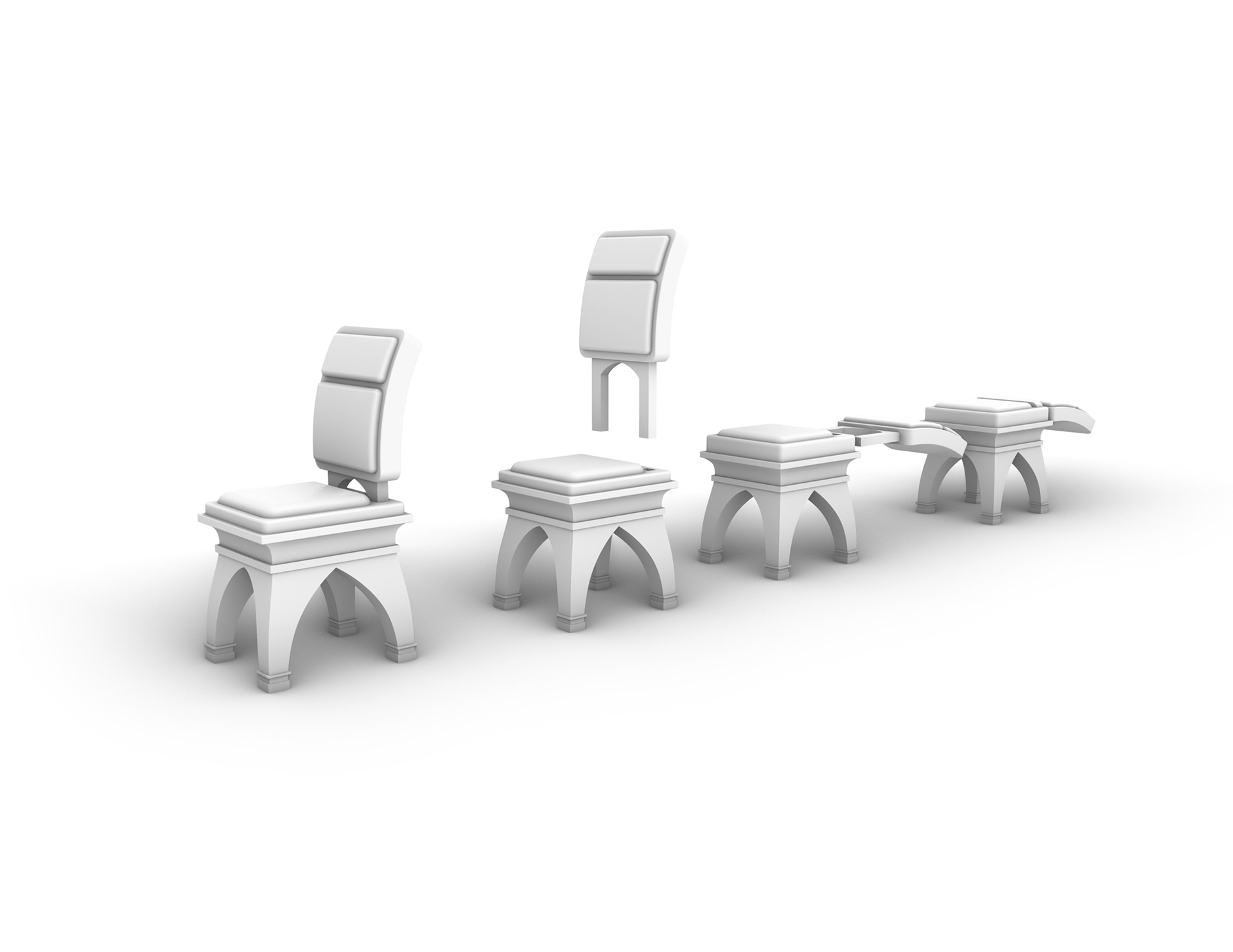 Furniture render 3